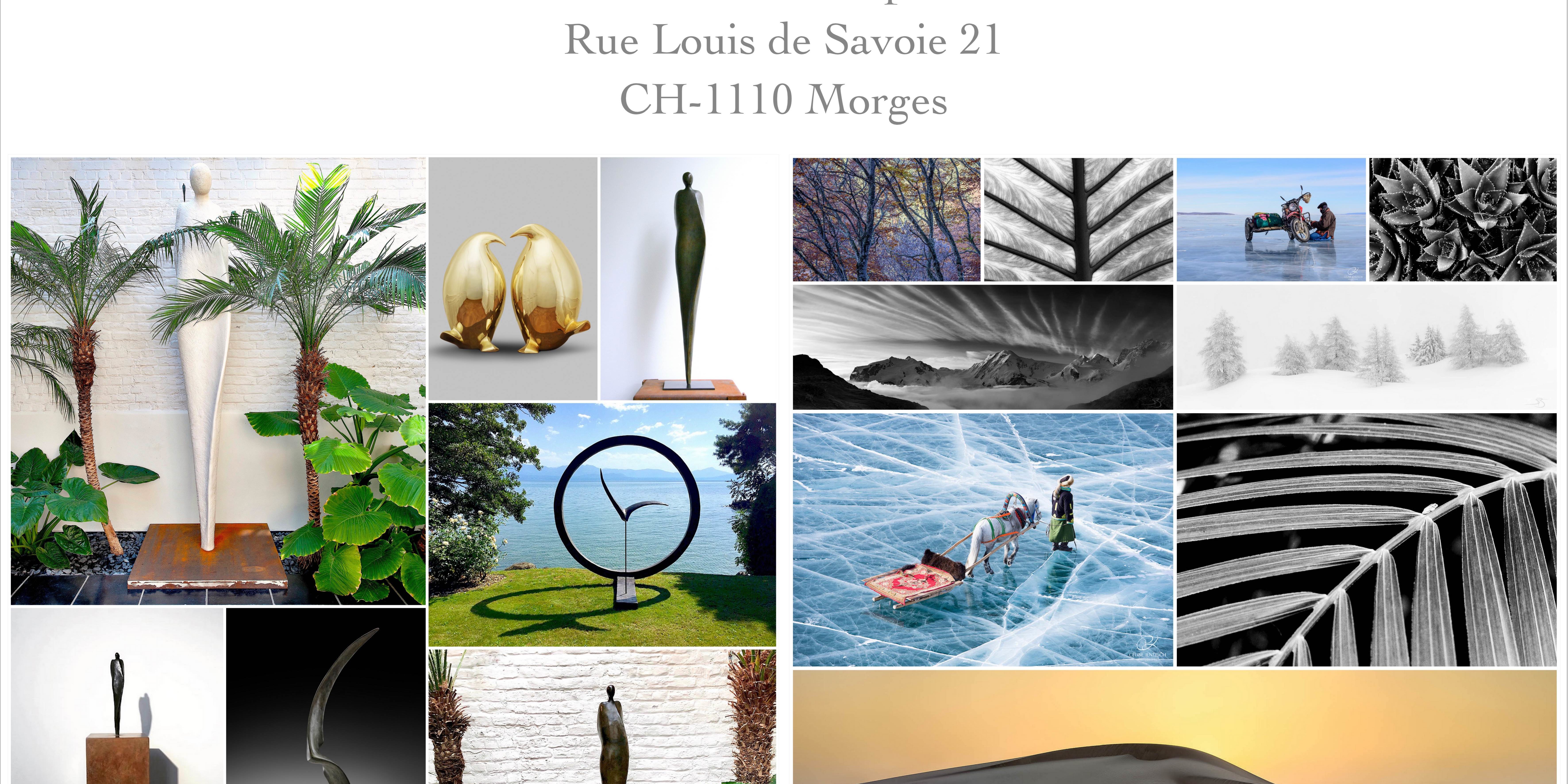Entre Photographies & Sculptures by Mise en Scène Galerie I Exposition inaugurale I Morges, Suisse I A partir du 06/12/2018